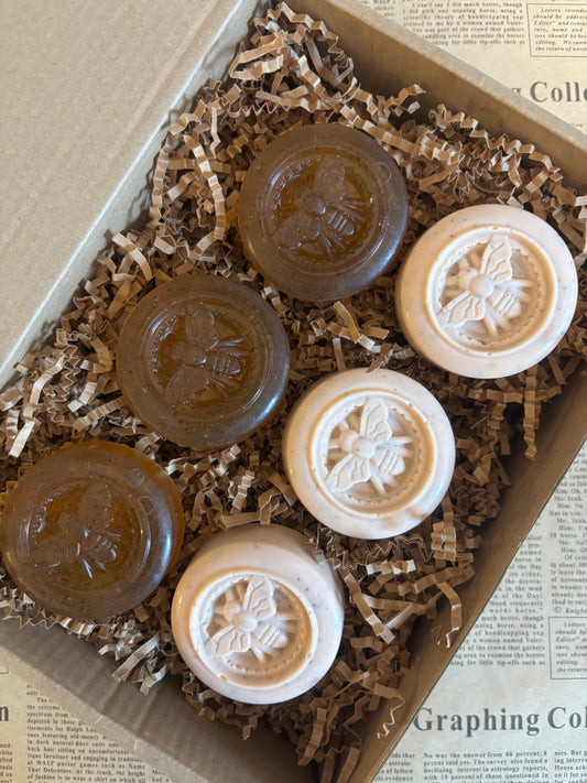 Chamomile Lychee, aloe & goat’s milk~Travel size soap bars